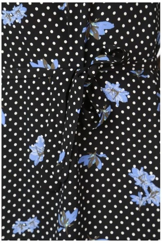 Soft Rebels Jurk SbKarlin Black/Ass. Flower