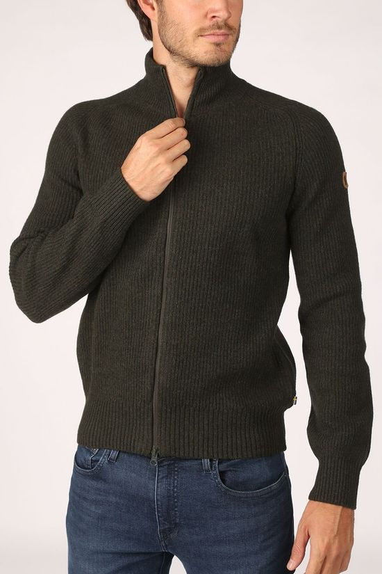 Fjällräven Trui Greenland Re-Wool dark green