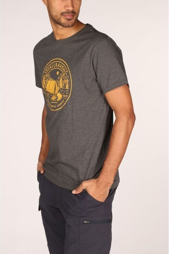Fjällräven T-Shirt Lägerplats dark grey