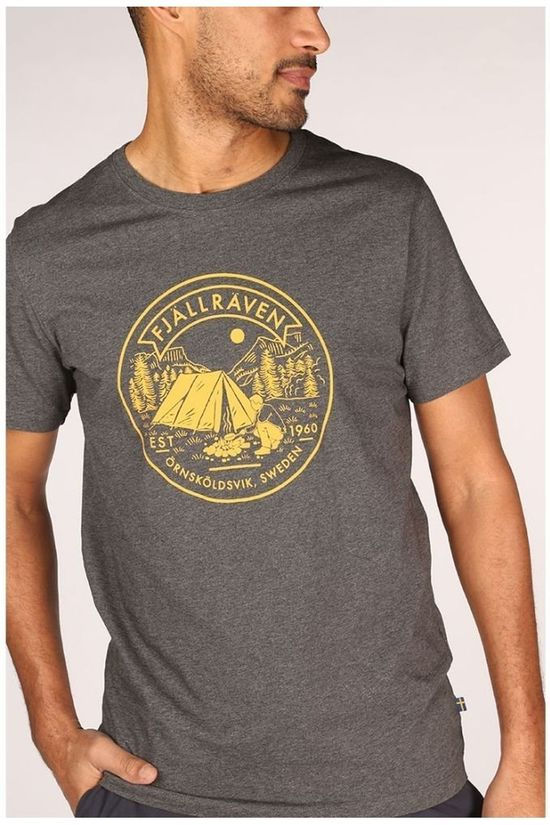 Fjällräven T-Shirt Lägerplats dark grey