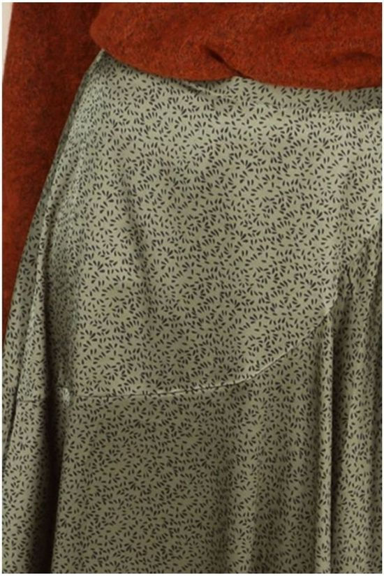 FRNCH Jupe Eleen Light Green/Black