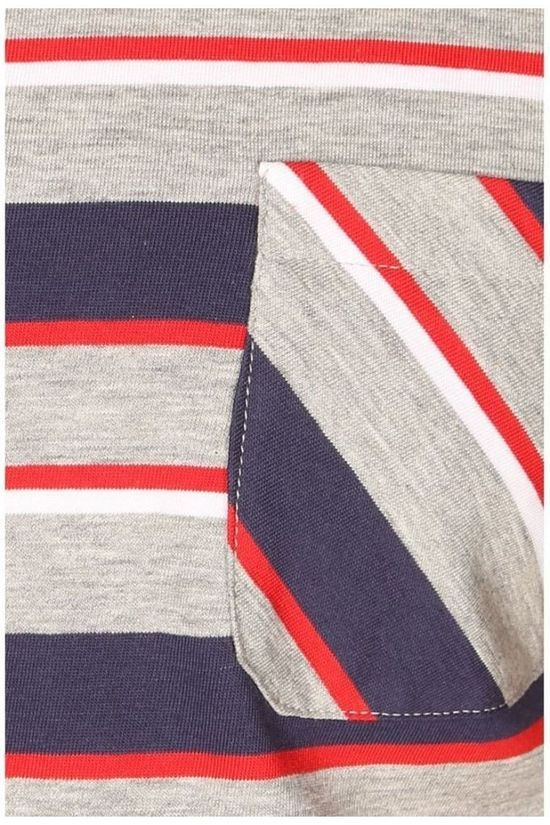 Antwrp T-Shirt 2001-Bts008 Light Grey Marle/Dark Blue