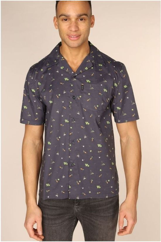 Antwrp Hemd 2001-Bsh012/C474 Dark Blue/Ass. Geometric