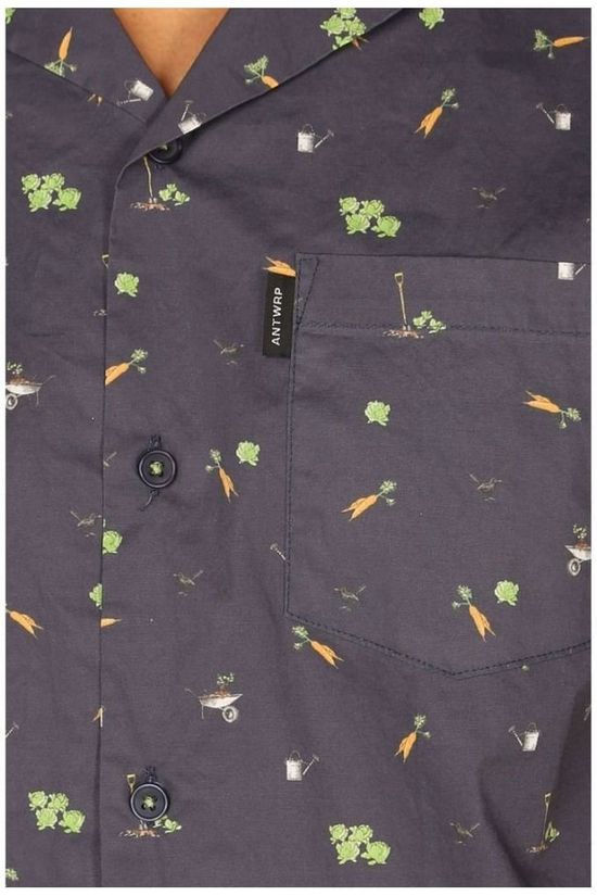 Antwrp Hemd 2001-Bsh012/C474 Dark Blue/Ass. Geometric