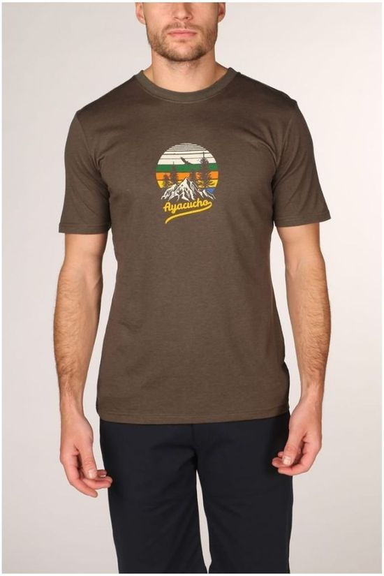 Ayacucho T-Shirt Andes Logo dark grey