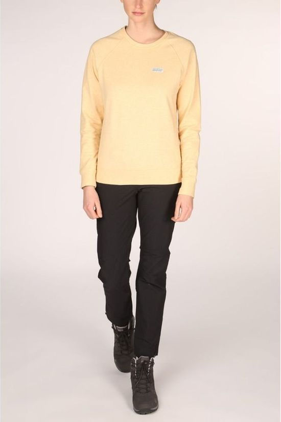 Patagonia Pull P-6 Label Ahnya Sweater light yellow