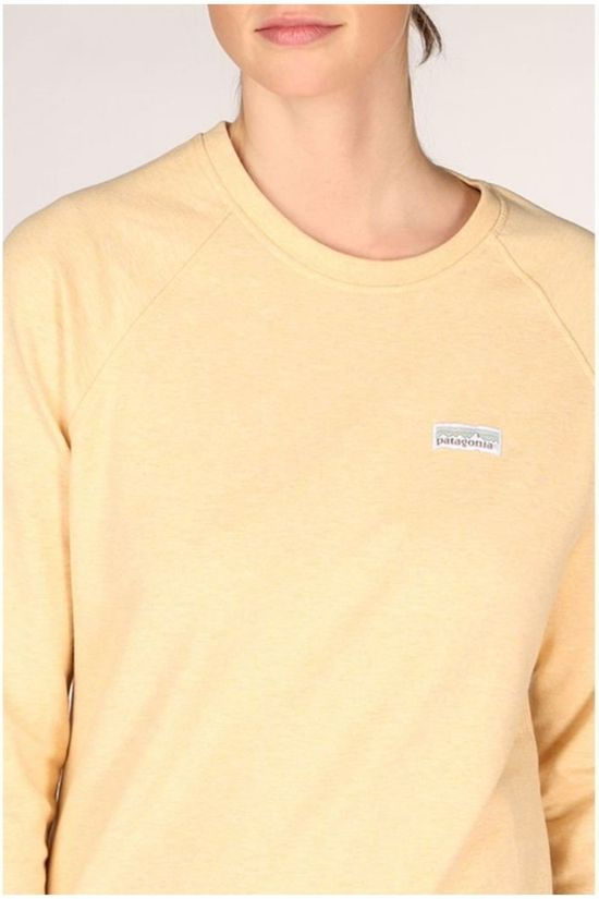 Patagonia Pull P-6 Label Ahnya Sweater light yellow