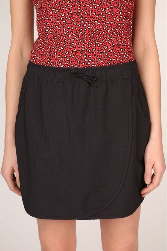 Ayacucho Skort Bamboo Seersucker Black