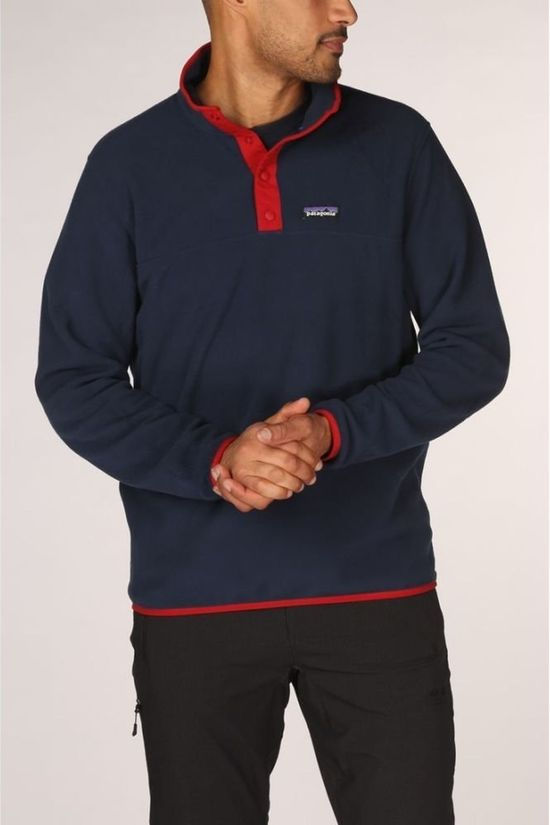 Patagonia Trui Micro D Snap-T P/O dark blue