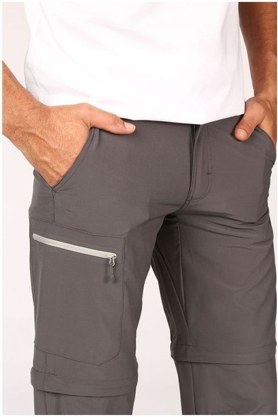 Ayacucho Pantalon Equator II Double Zip Off Stretch Am dark grey