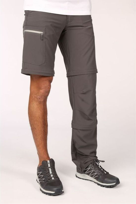 Ayacucho Pantalon Equator II Double Zip Off Stretch Am dark grey