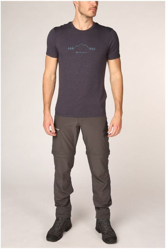 Ayacucho T-Shirt Beat The Mountain Am mid grey