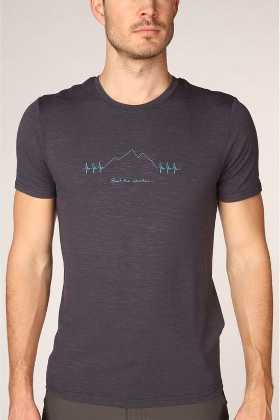 Ayacucho T-Shirt Beat The Mountain Am mid grey
