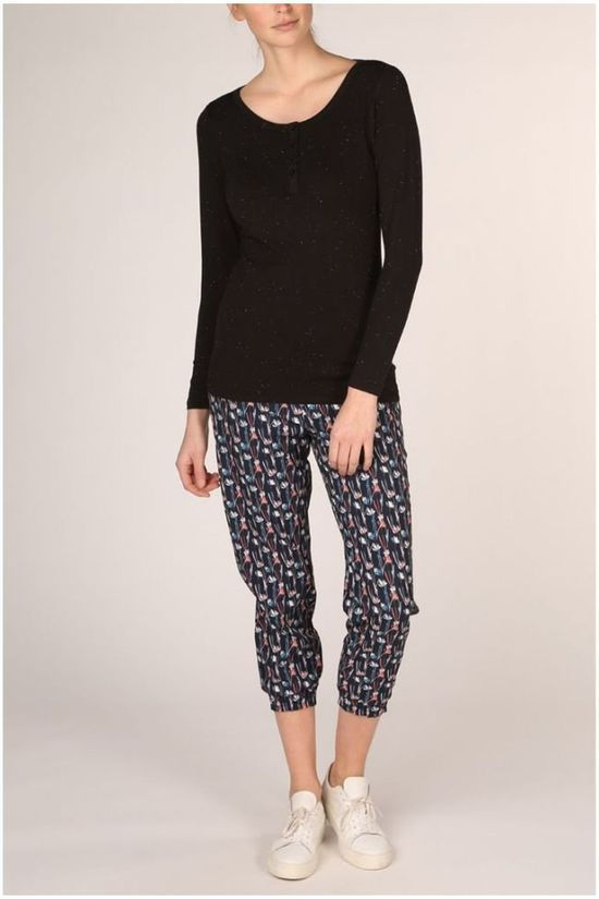 Ayacucho T-Shirt Dragonfly Ls Neppy Am Black