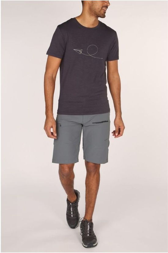 Ayacucho T-Shirt Paper Plane Am mid grey