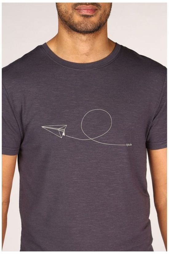 Ayacucho T-Shirt Paper Plane Am mid grey