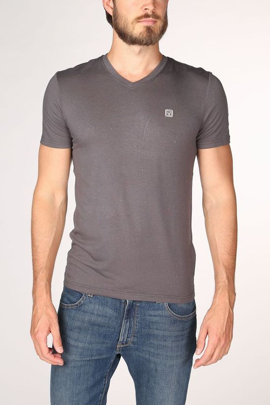 Ayacucho T-Shirt Vic V-Neck Am dark grey