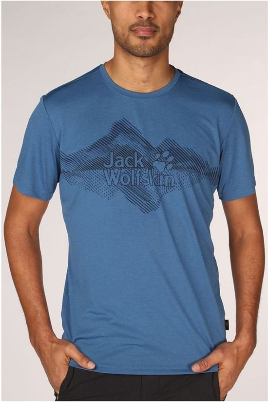 Jack Wolfskin T-Shirt Crosstrail Graphic T blue