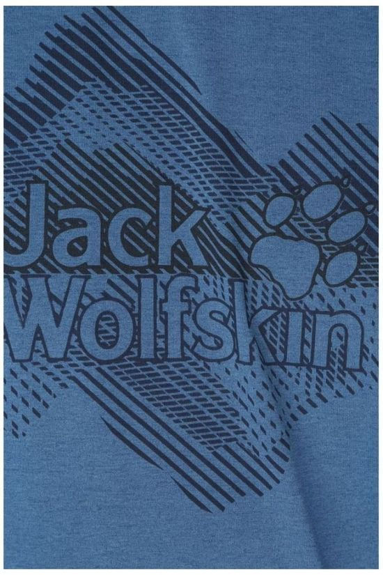 Jack Wolfskin T-Shirt Crosstrail Graphic T blue
