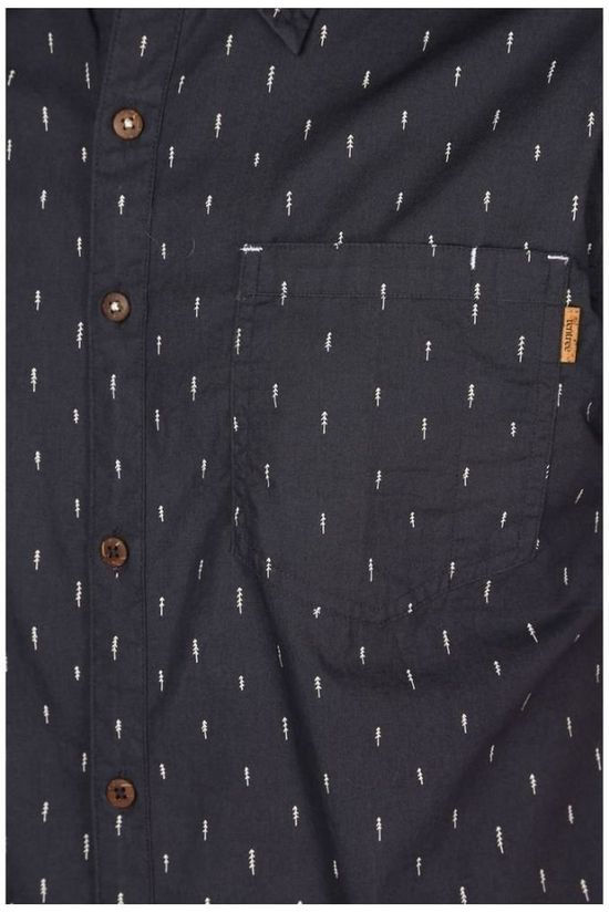 Tentree Hemd Tree Print SS Navy Blue/Assorted / Mixed