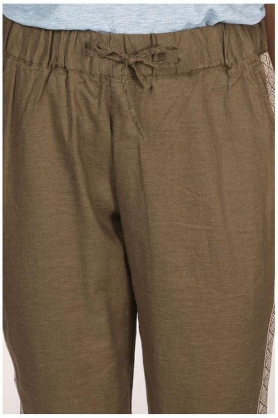 Sherpa Broek Kiran Cropped mid khaki