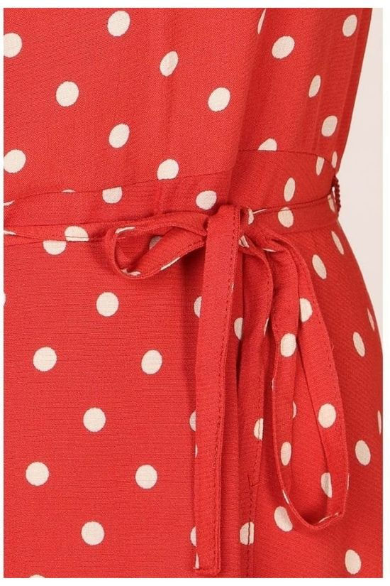 King Louie Robe Allison Maxi Pablo mid red/white