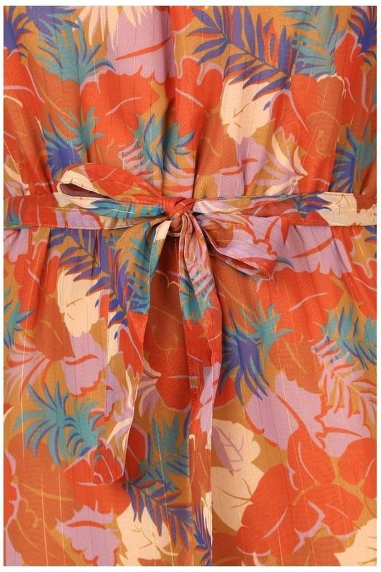 King Louie Robe Pia Amuse Voile Rust/Ass. Flower