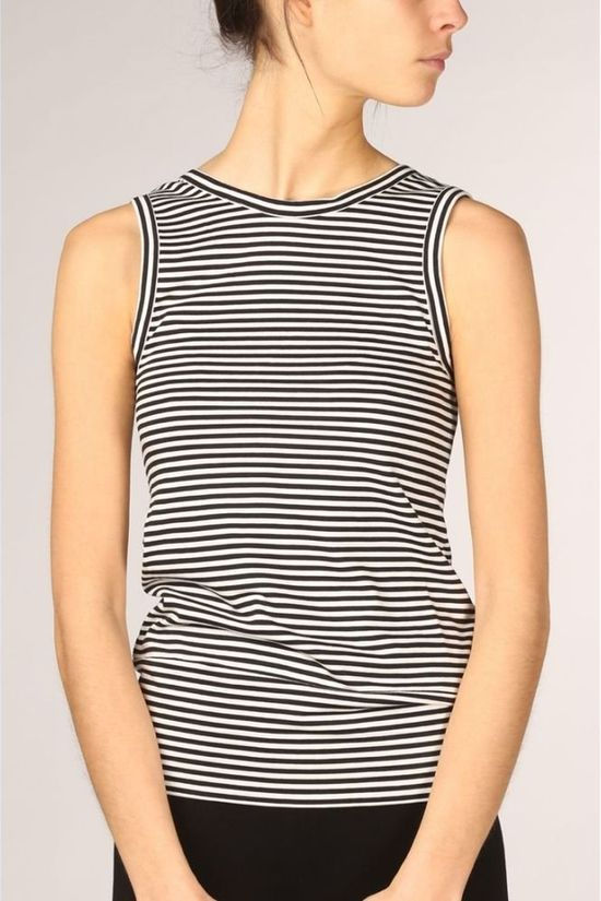PlayPauze Top Happy Baby Black/White