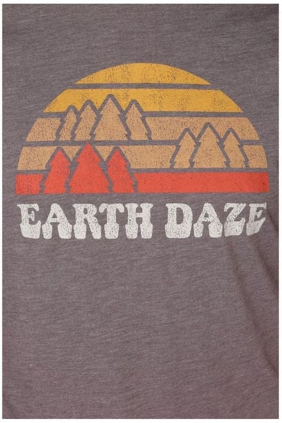 Tentree T-Shirt Earth Daze Classic dark grey