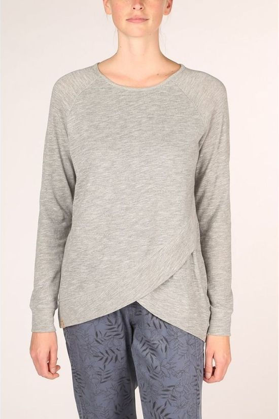 Tentree Trui Acre Longsleeve Sweater Light Grey Marle