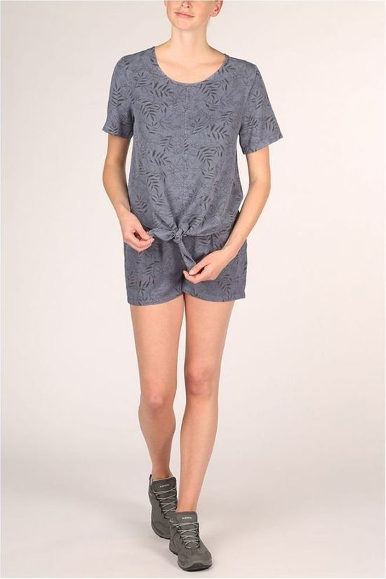 Tentree Hemd Roche Dark Blue/Ass. Flower