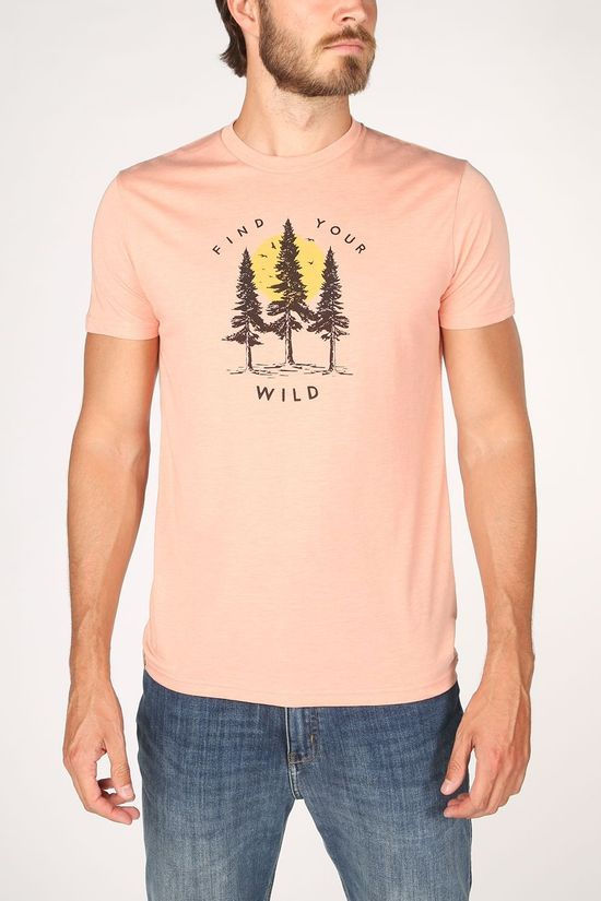 Tentree T-Shirt Your Wild Classic light red