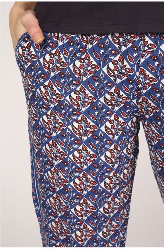 Pepe Jeans Broek Lenny mid blue/mid red