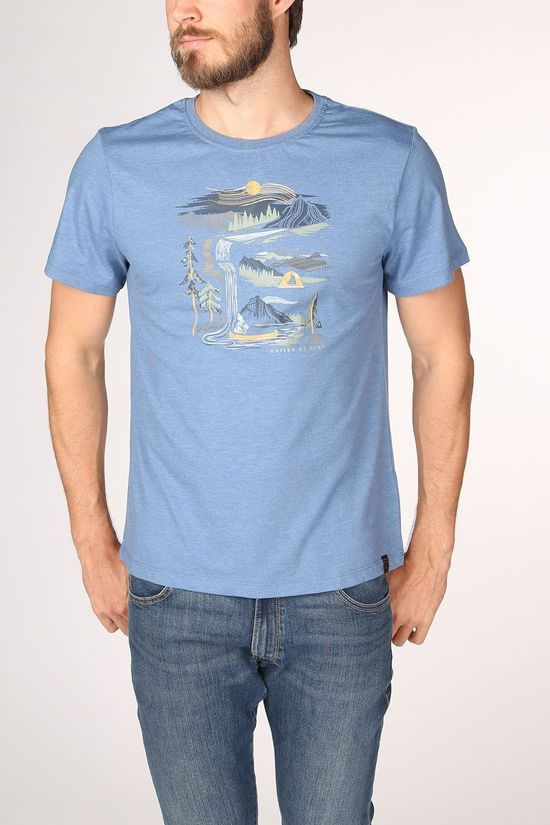 United by Blue T-Shirt 55/45 River Bend Ss blue