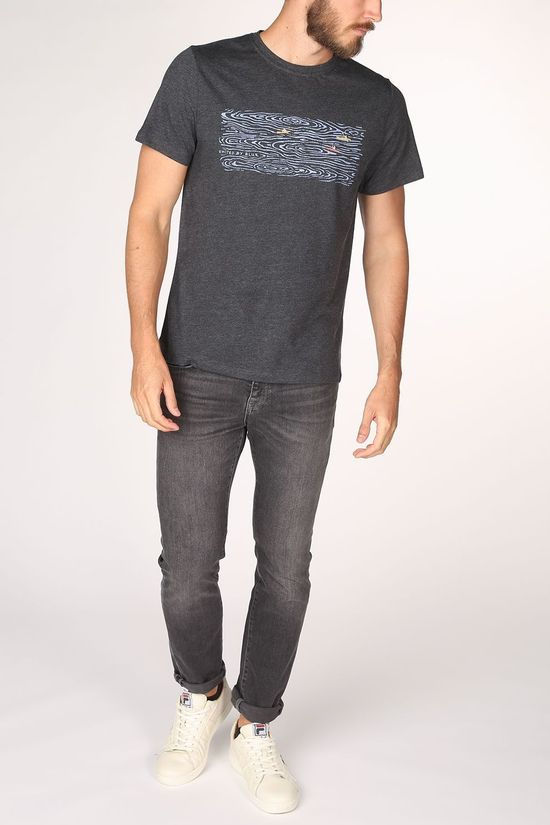 United by Blue T-Shirt 55/45 Open Water dark grey