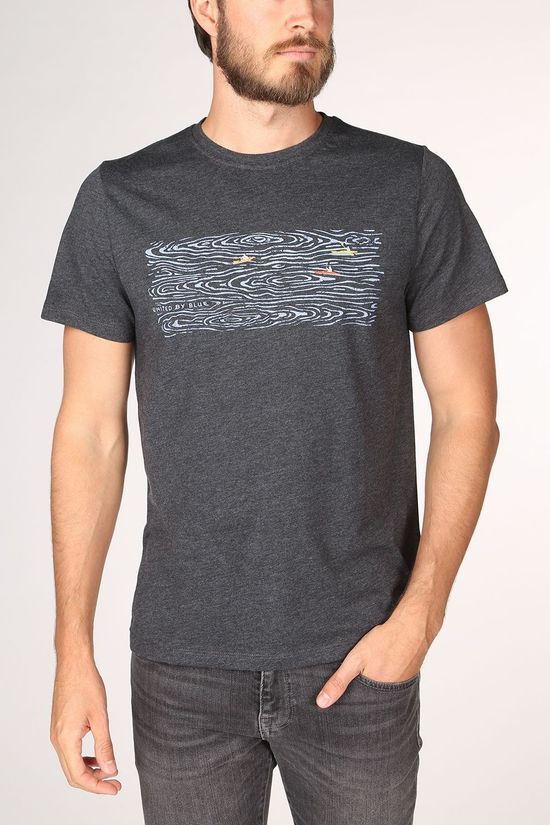 United by Blue T-Shirt 55/45 Open Water dark grey