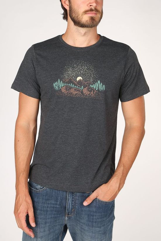 United by Blue T-Shirt 55/45 Herd Horizon dark grey