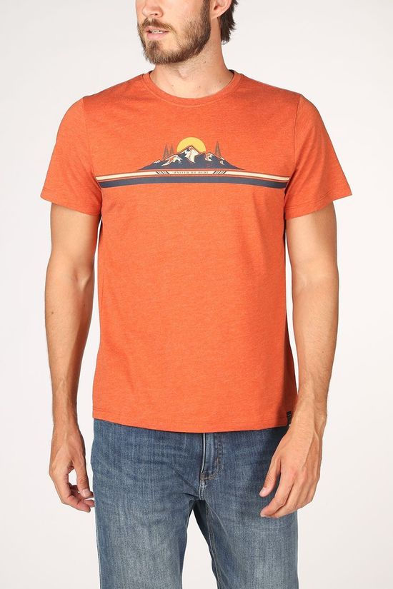 United by Blue T-Shirt 55/45 To The Mountains Orange