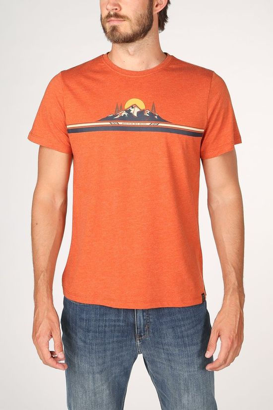 United by Blue T-Shirt 55/45 To The Mountains Orange