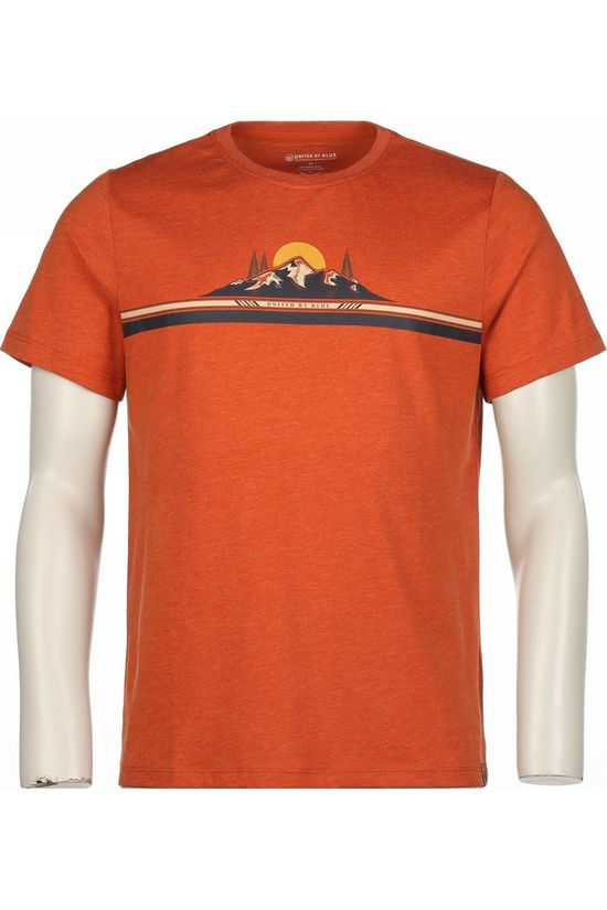United by Blue T-Shirt 55/45 To The Mountains Orange