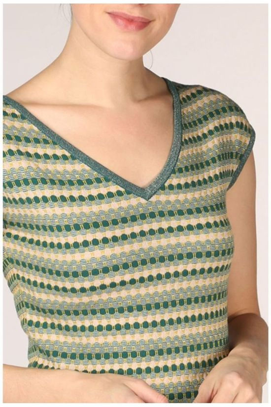 King Louie Pull Deep V Lago light pink/light green
