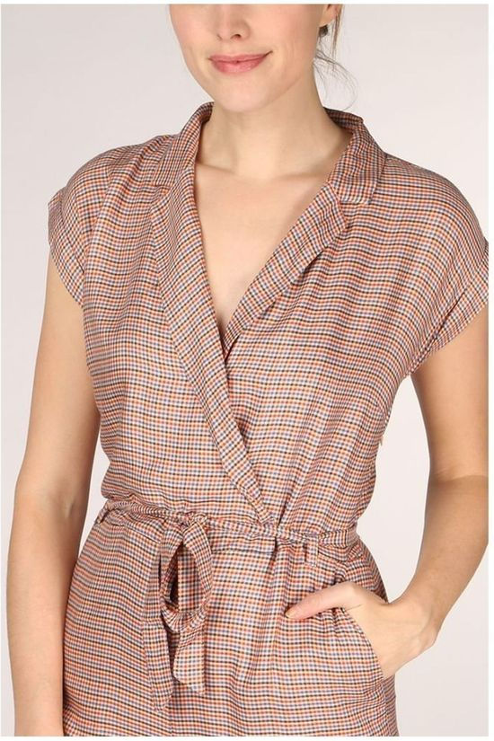King Louie Jumpsuit Doris Verveine white/light pink