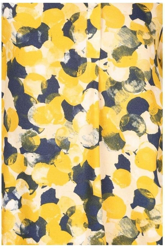 SKFK Blouse Wsh00312 yellow/dark blue