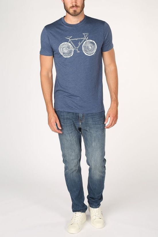 Tentree T-Shirt Elms Navy Blue