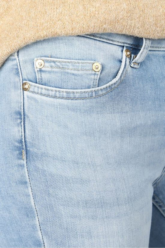 Only Jeans Onlblush Mid Sk Ank Raw Light Blue (Jeans)