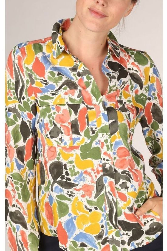 SKFK Blouse Wsh00318 Off White/Assorted / Mixed