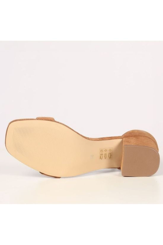 Spm Sandaal Ivette Camel Brown