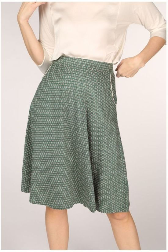 King Louie Rok Sophia Midi green/mid pink
