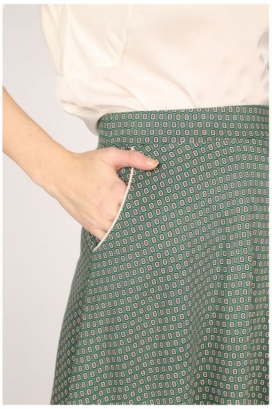 King Louie Rok Sophia Midi green/mid pink