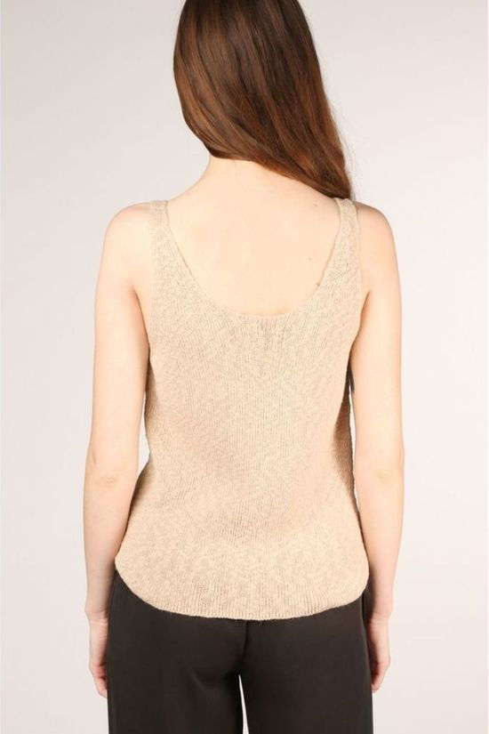 Nosho T-Shirt Top Lore Sand Brown/Lime Green